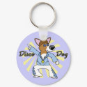 Disco Pembroke Welsh Corgi Keychain