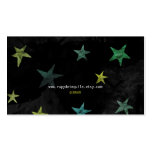 Disco Stars Black Night business cards