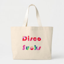 Disco Sucks Canvas Bags