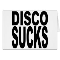 Disco Sucks Cards