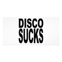 Disco Sucks Personalized Photo Card