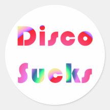 Disco Sucks Sticker Sheet