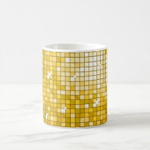 Disco Tiles "Gold" mug