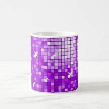 Disco Tiles Purple mug