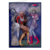** Disco women ** cards