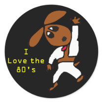 discodox, I Love the 80's stickers