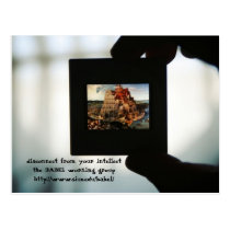 disconnect from your intellect postcards