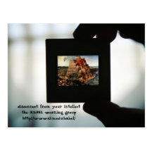 disconnect from your intellect postcards
