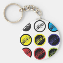 discoSWAG dots logo Keychains