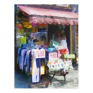 Discount Dress Shop Hoboken NJ Postcard