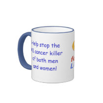 DISCover A Cure Ringer Mug mugs