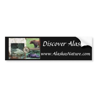 Discover Alaska bumpersticker