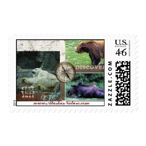 Discover Alaska Postage stamp
