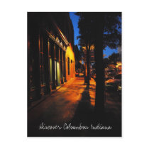 Discover Downtown Columbus Indiana - Washington St postcards