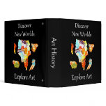 Discover New Worlds - Explore Art Customizable 3 Ring Binder