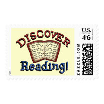 Discover Reading Tshirts and Gifts postage by school_teacher Discover Reading Tshirts and Gifts postage