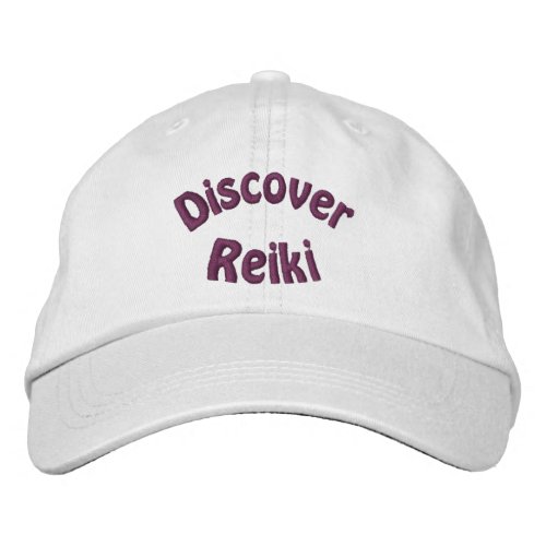 Discover Reiki Embroidered Hat embroideredhat