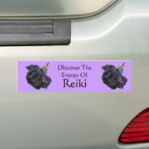 Discover The Energy Of Reiki Rose Bumper Sticker bumper stickers by SmilinEyesTreasures Discover The Energy Of Reiki Rose Bumper Sticker bumper stickers