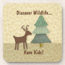 Discover Wildlife Cork Coaster cork coasters