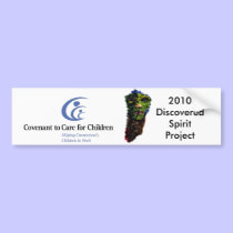 Discovered Spirit Project bumper stickers