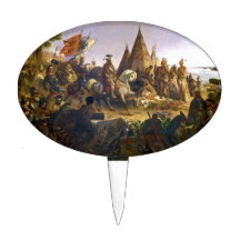 Discovery of the Mississippi by William H. Powell Cake Toppers