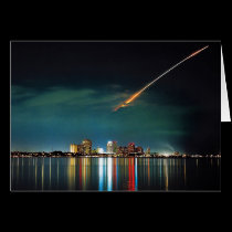 Discovery Over West Palm Beach note card cards