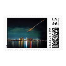 Discovery Over West Palm Beach postage stamp