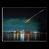 Discovery Over West Palm Beach postcard postcards