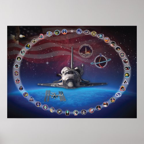 Discovery Tribute Poster zazzle_print
