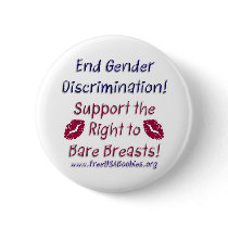 Discrimination & Bare Breasts Kiss Button