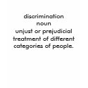 DISCRIMINATION DEFN. Destroyed T - Customized t-shirts by animaducta DISCRIMINATION DEFN. Destroyed T - Customized t-shirts