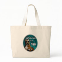 Discrimination is a Disease, Pitbull Anti BSL Canvas Bag