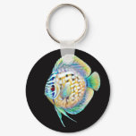 Discus Cichlid Aquarium Fish Keychain