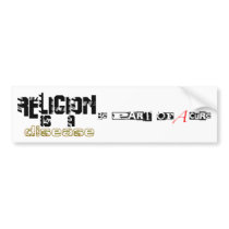 Disease Bumper Sticker