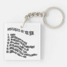 Diseases of The Soul  & Hall of Souls Acrylic Keychain