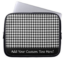 Diseñador de moda elegante negro/blanco de Houndst Mangas Computadora