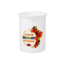 Diseño barbadense del novio jarra de beber