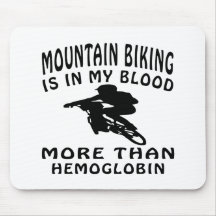 Diseño Biking de la montaña Tapetes De Raton