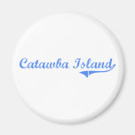Diseño clásico de Ohio de la isla del Catawba Imán Para Frigorífico