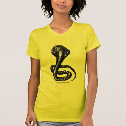 Diseño de la camiseta de la cobra