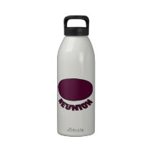 Diseño de la reunión de Borgoña Botellas De Agua Reutilizables