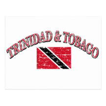 Diseño del fútbol de Trinidad and Tobago Tarjeta Postal