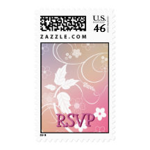 Diseño floral de RSVP Envio