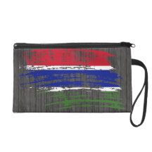 Diseño gambiano fresco de la bandera