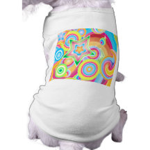 Diseño retro psicodélico del estrellato camisetas de mascota