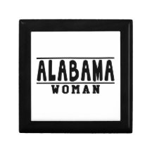 Diseños de la mujer de Alabama Cajas De Recuerdo