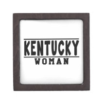 Diseños de la mujer de Kentucky Caja De Recuerdo De Calidad