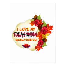 Diseños de la novia de Tobagonian Tarjeta Postal