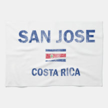 Diseños de San Jose Costa Rica Toalla De Mano