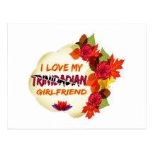 Diseños de Trinidad y Tobago de la novia Tarjeta Postal
